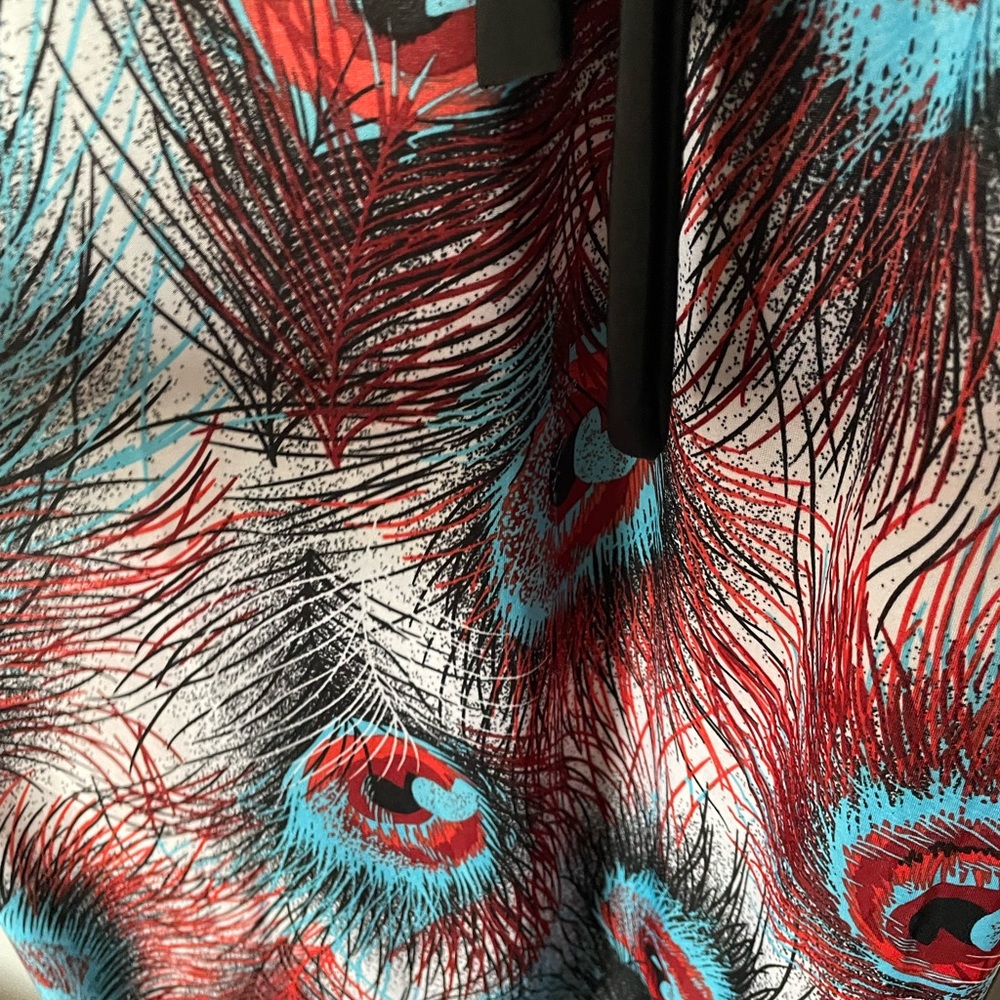 Peacock-Print Sun Dress - Picture 6 of 6